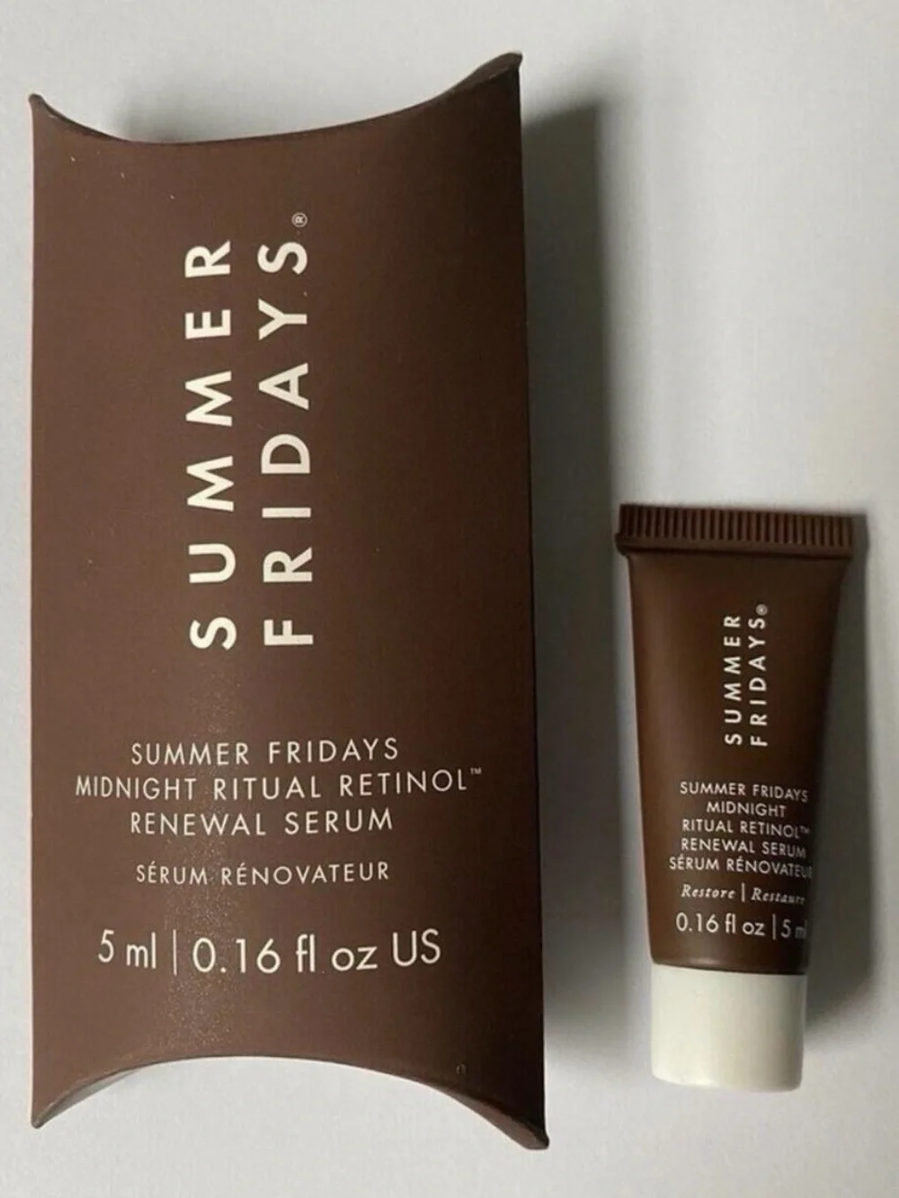 Summer Fridays Lip Butters, Jet Lag Mask Moisturizer, & Retinol bundle new.